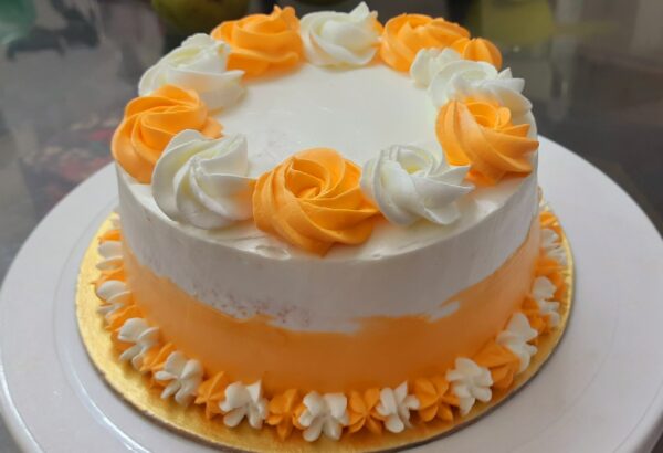 Mango Birthday Cake