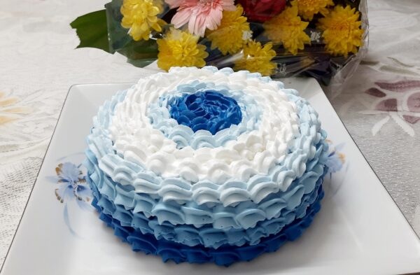 Vanilla Ombre Cake